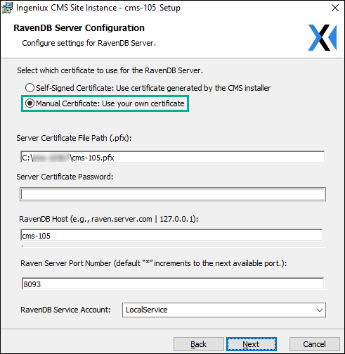 Manual Certificate
