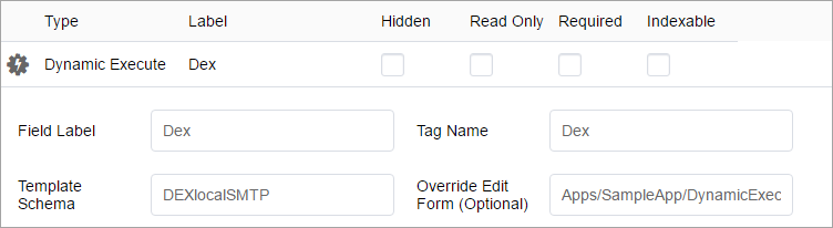 New Dynamic Execute Element
