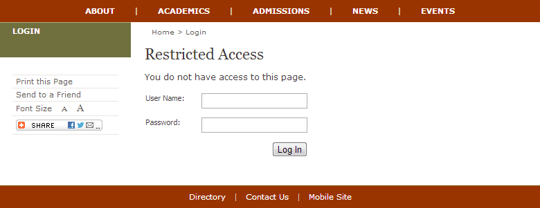 Access Denied