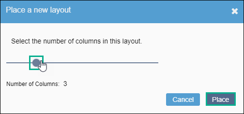Custom Layout Dialog