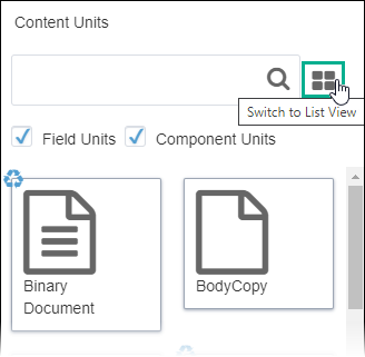 Switch to List View