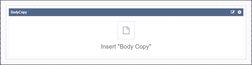 Field Unit Insert Content