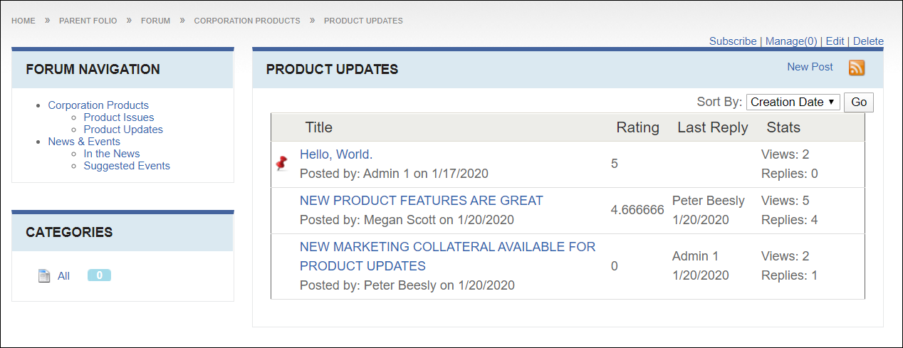 Discussion View
