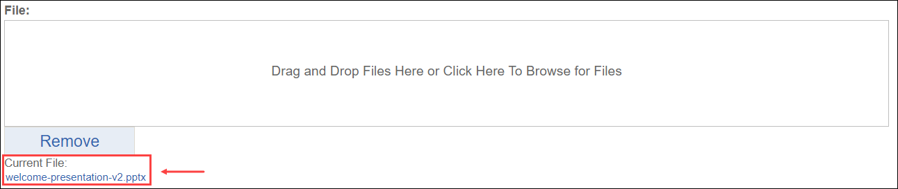 Previous Version Displays as Current File