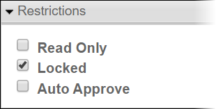 Permission Restrictions