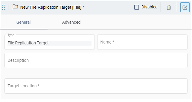 File Replication Target