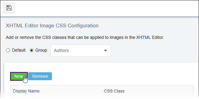 Add XHTML Editor Image CSS Class