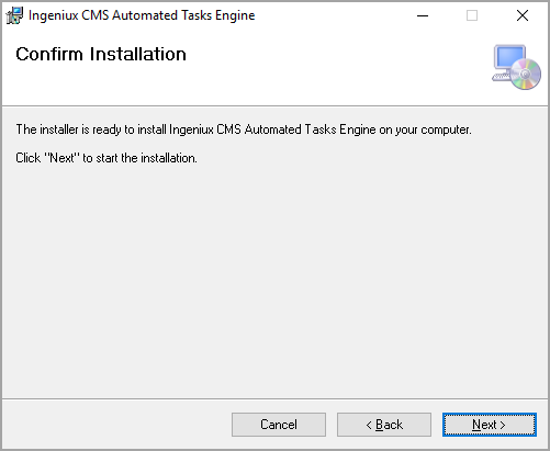 Confirm Installation