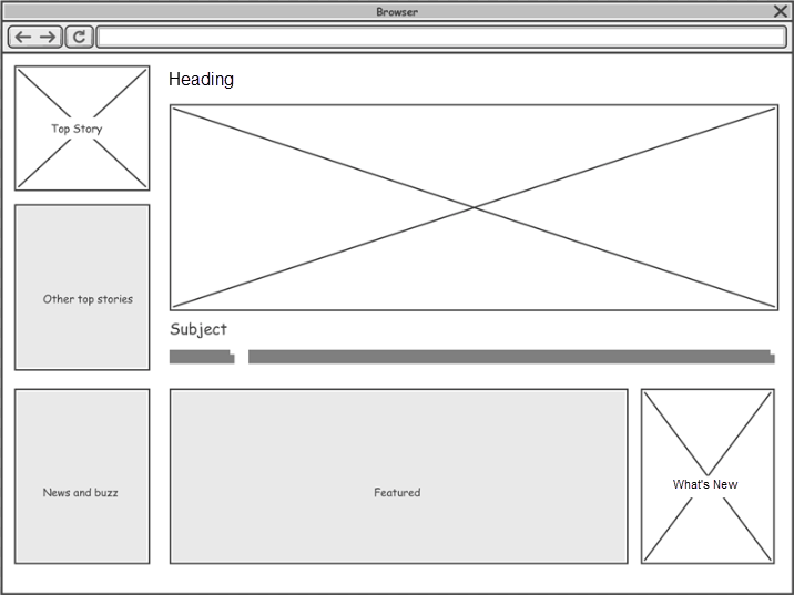 Example Wireframe