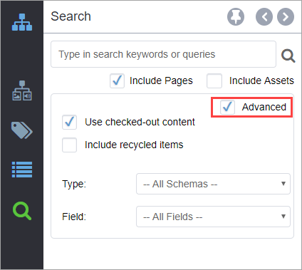 Advanced Search Features