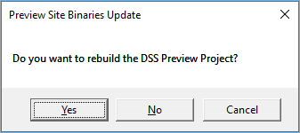 Rebuild DSS Preview