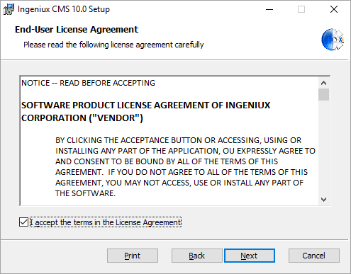 End User License Agreement