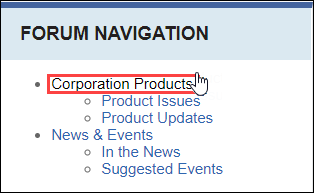 Navigate to Topic via Forum Navigation