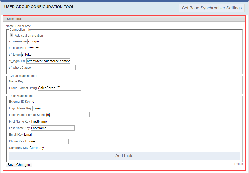 Salesforce Synchronization