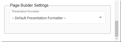Page Builder Settings