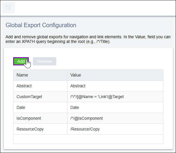 Navigation Exports