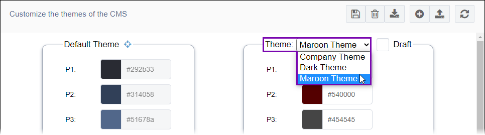 Select Existing Theme