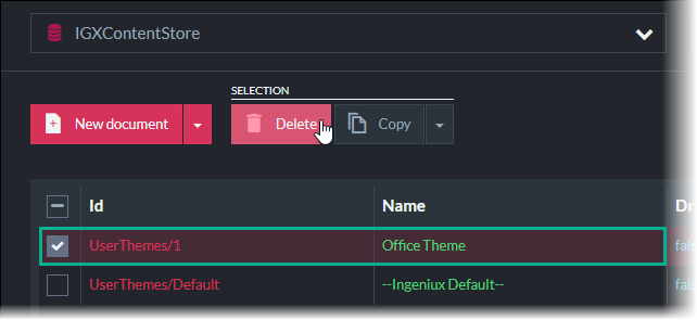 Delete Invalid Theme