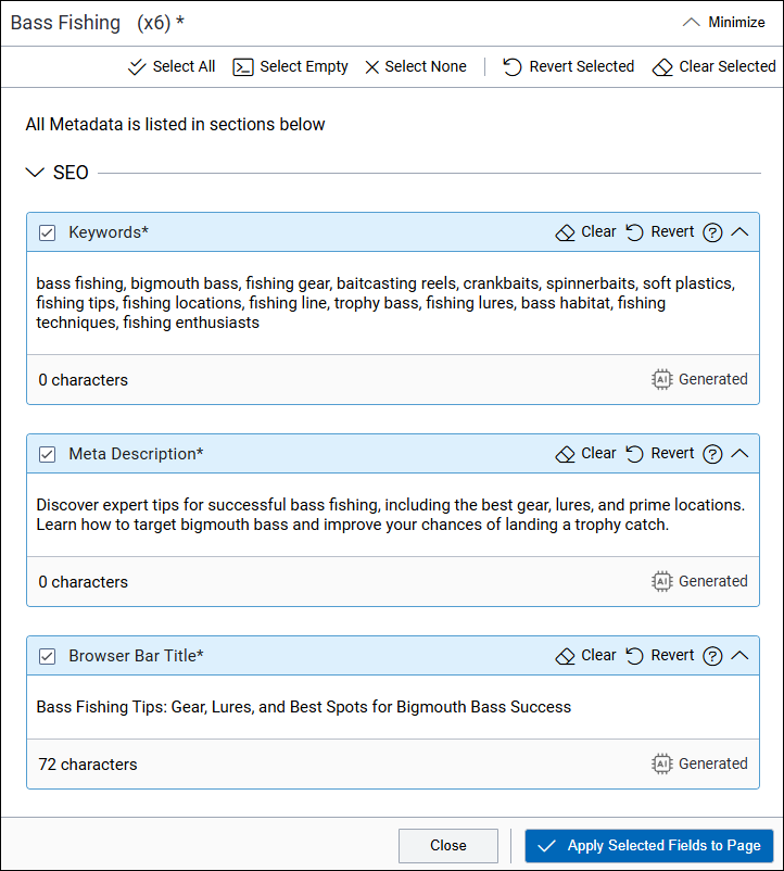 Metadata Generated with AI