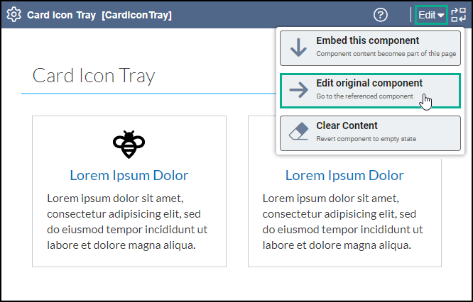 Referenced Component