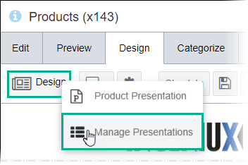 Manage Presentations