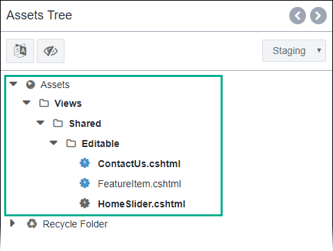 Content Unit View Filepath