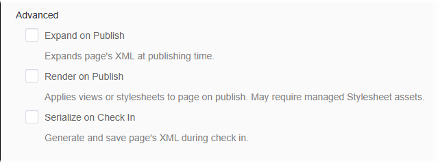 Publish Term Fields