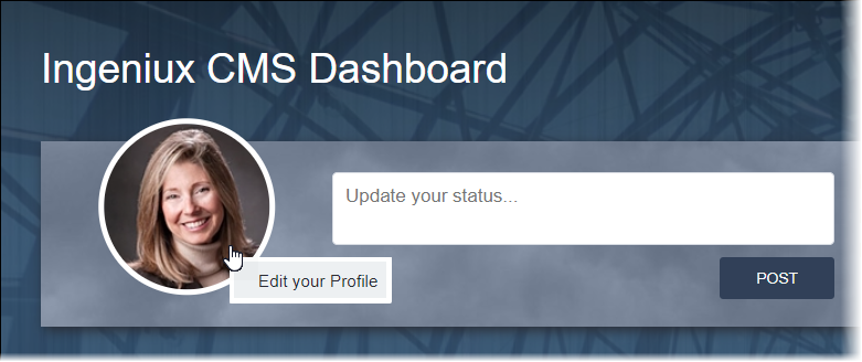 Edit Your Profile from Dashboard Profile Photo
