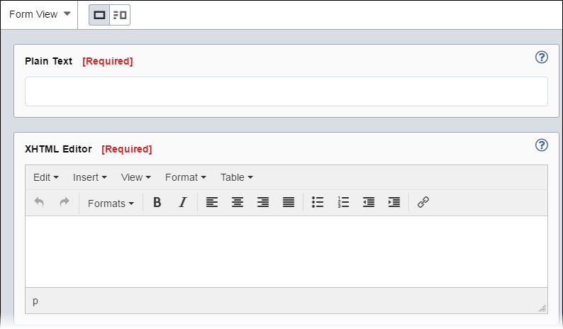 CMS 10.0–10.5 Form Edit View in Edit Tab