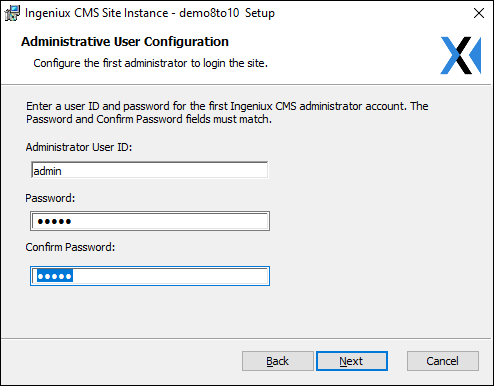 CMS 10.5–10.6 Administrative User Configuration
