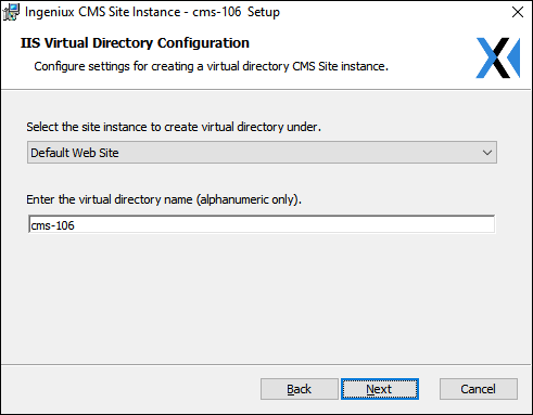 CMS 10.5–10.6 IIS Virtual Directory Configuration