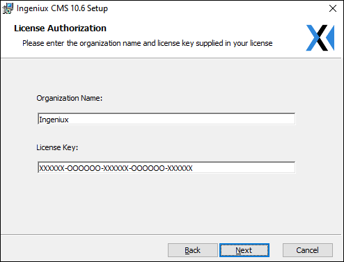 CMS 10.5–10.6 License Authorization