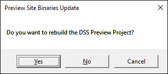 Rebuild DSS Preview