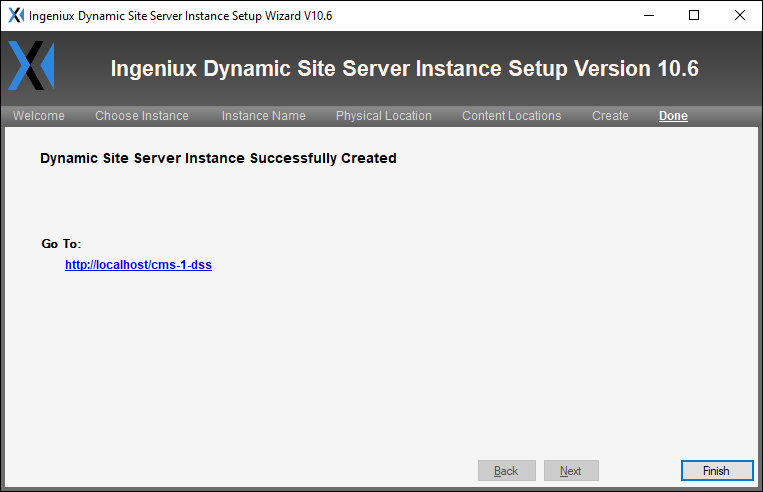 CMS 10.6 DSS Instance Successfully Upgraded