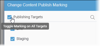 CMS 10.6 Toggle Marking on All Targets Checkbox CMS 10.6 Toggle Marking on All Targets Checkbox