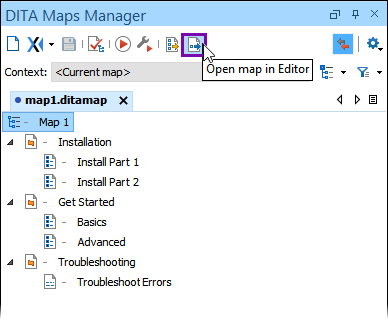 Open Map in Editor